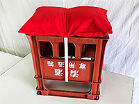 業務用一升瓶ケース用座布団 ワタ入れ座布団中身